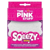 Губка для уборки двухсторонняя The Pink Stuff  Sqeezy Dual Sided, 1 шт